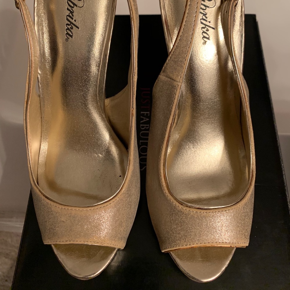 Gold heels